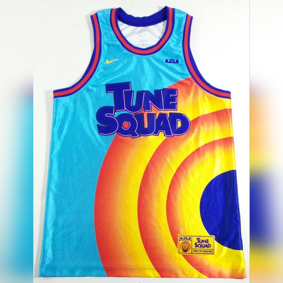 Nike LeBron James Space Jam Tune Squad Basketball Jersey Size Mens M - Picture 1 of 7
